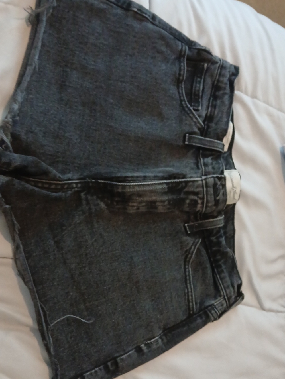 Universal Thread Black Wash High-Rise Denim Shorts